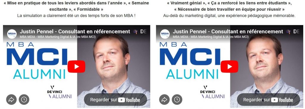 Retour d'un étudiant sur une semaine de challenge Simbound au détour d'une interview sur son année d'études.